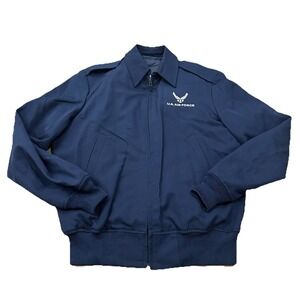 US Air Force Bomber Jacket Mens Size 42L  Service Uniform With Removable Liner